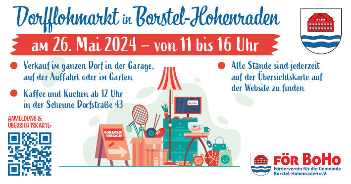 Plakat Dorfflohmarkt