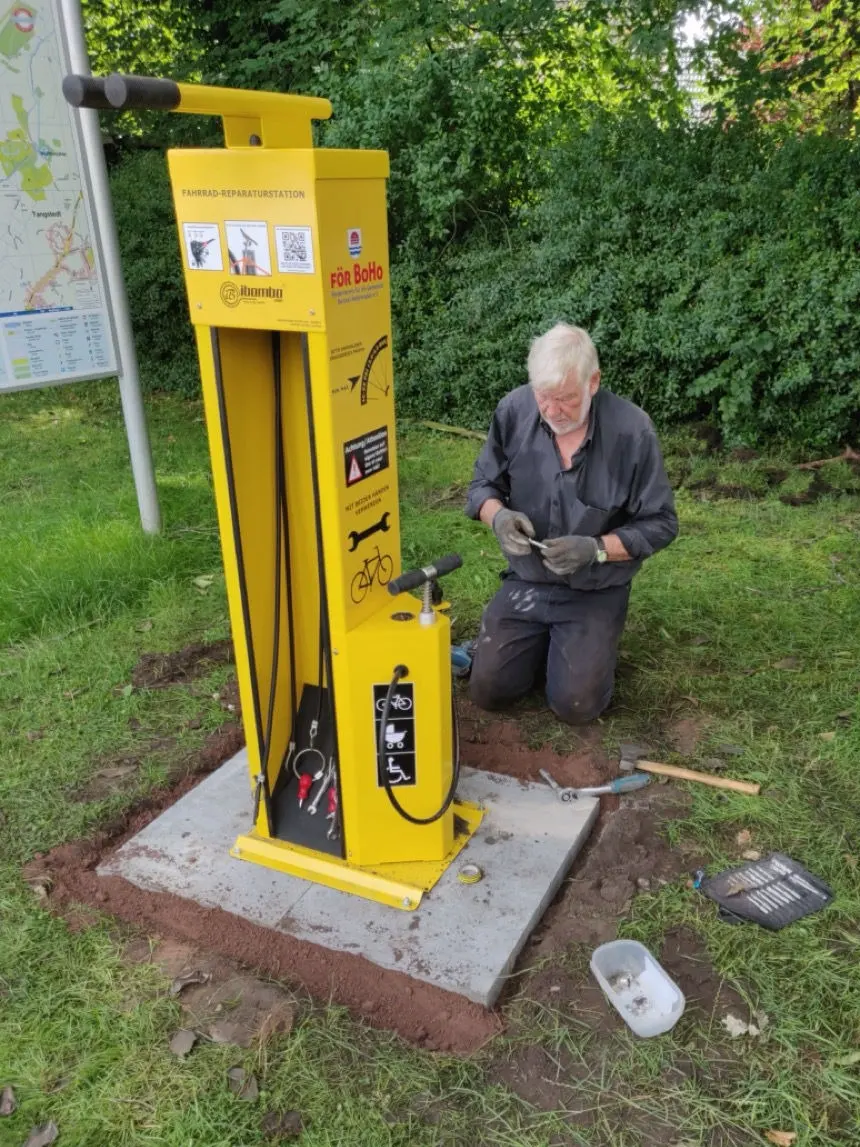 Projekt Fahrradreparaturstation